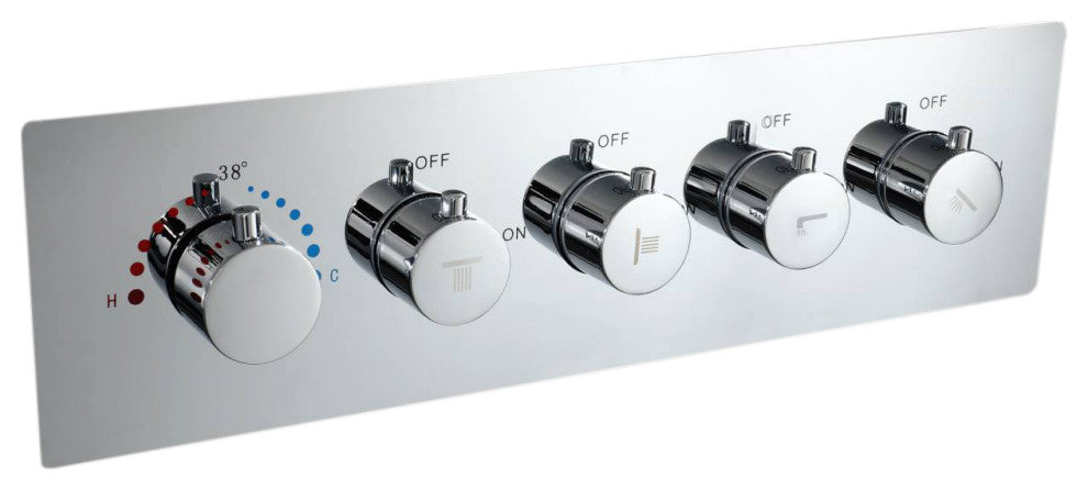Fontana Shower Four Function Shower Mixer Thermostatic Valve