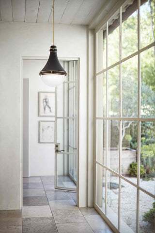 Hinkley Oliver Medium Pendant, Black