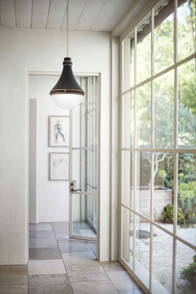 Hinkley Oliver Medium Pendant, Black