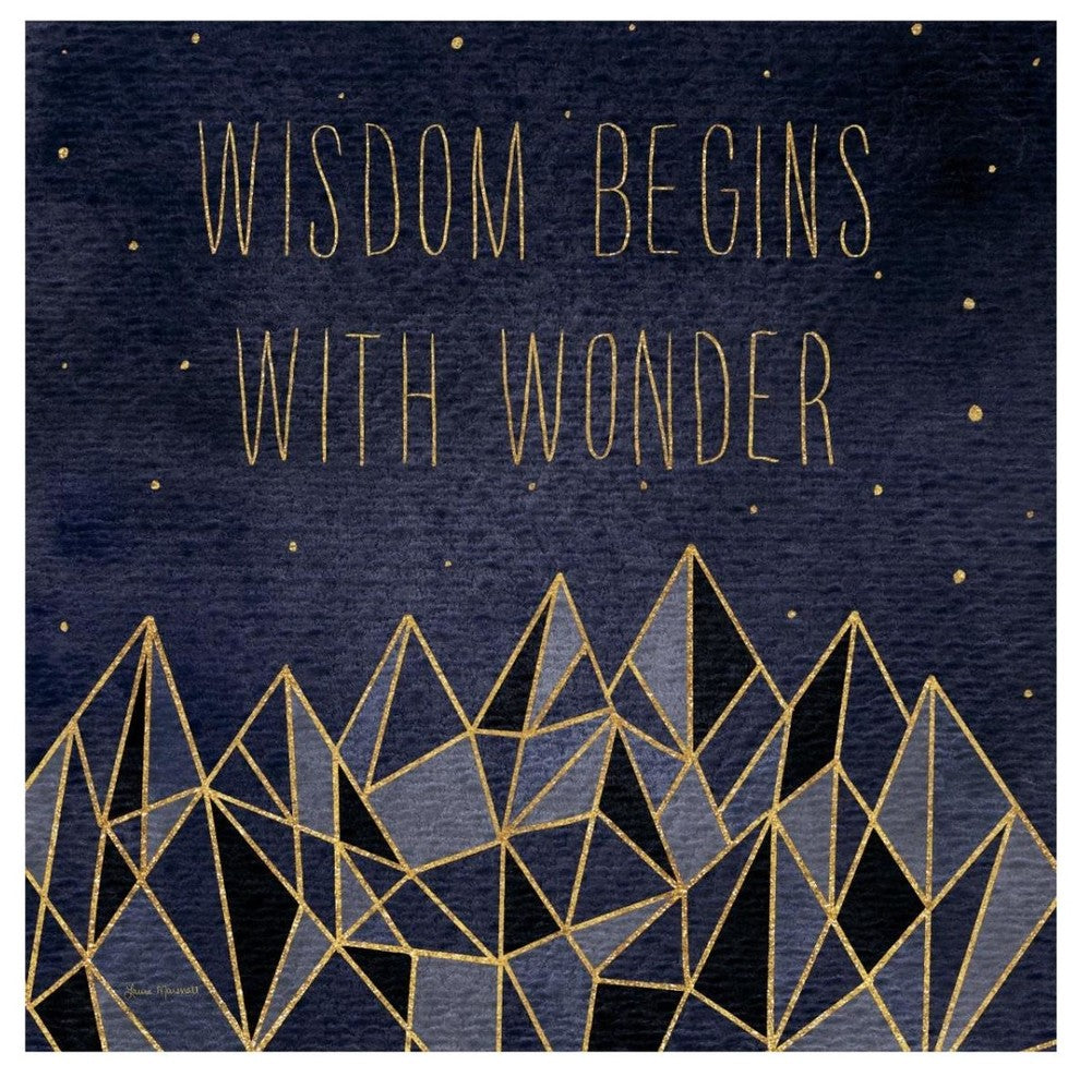 "Written in the Stars I" Digital Paper Print by Laura Marshall, 32"x32"