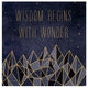 "Written in the Stars I" Digital Paper Print by Laura Marshall, 32"x32"