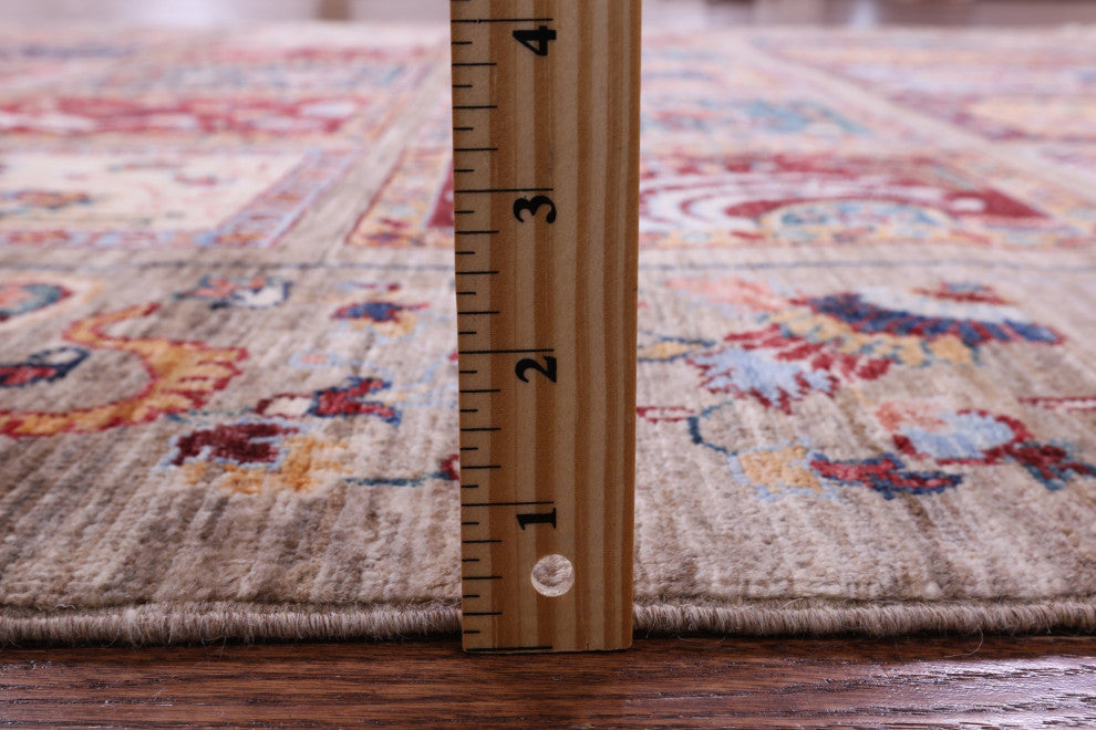 Persian Garden Design Hand-Knotted Rug 6' 8" X 10' 0" - Q12775