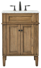 Elegant VF12524DW 24" Single Bathroom Vanity, Driftwood