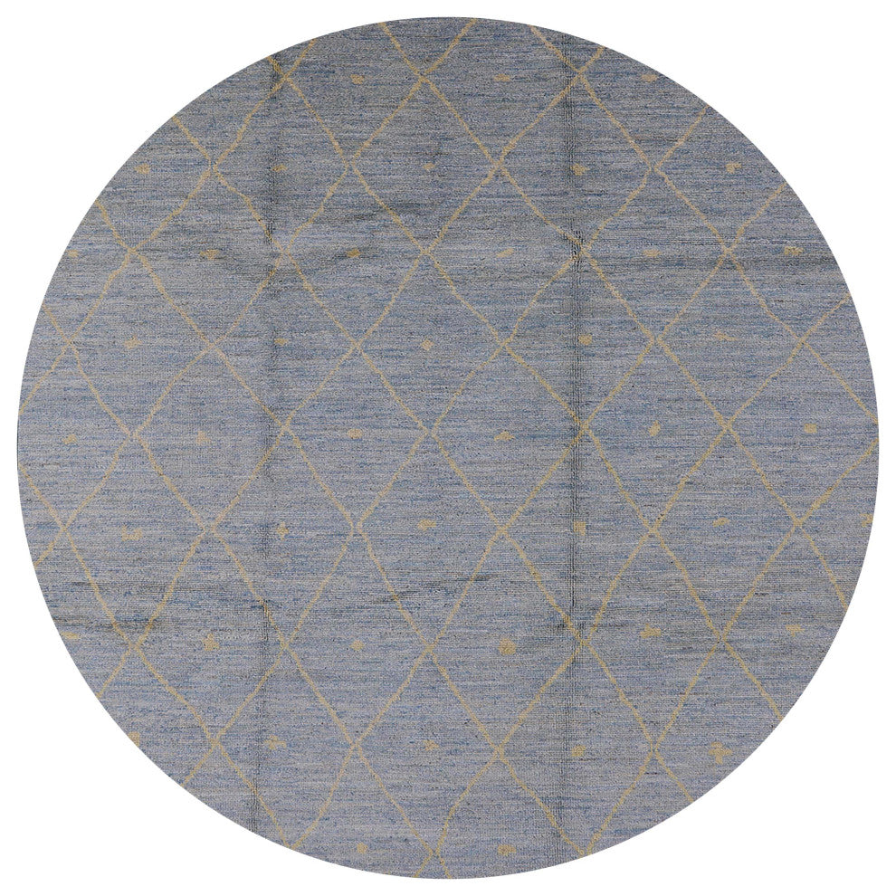 Ahgly Company Indoor Round Mid-Century Modern Area Rugs, 3' Round