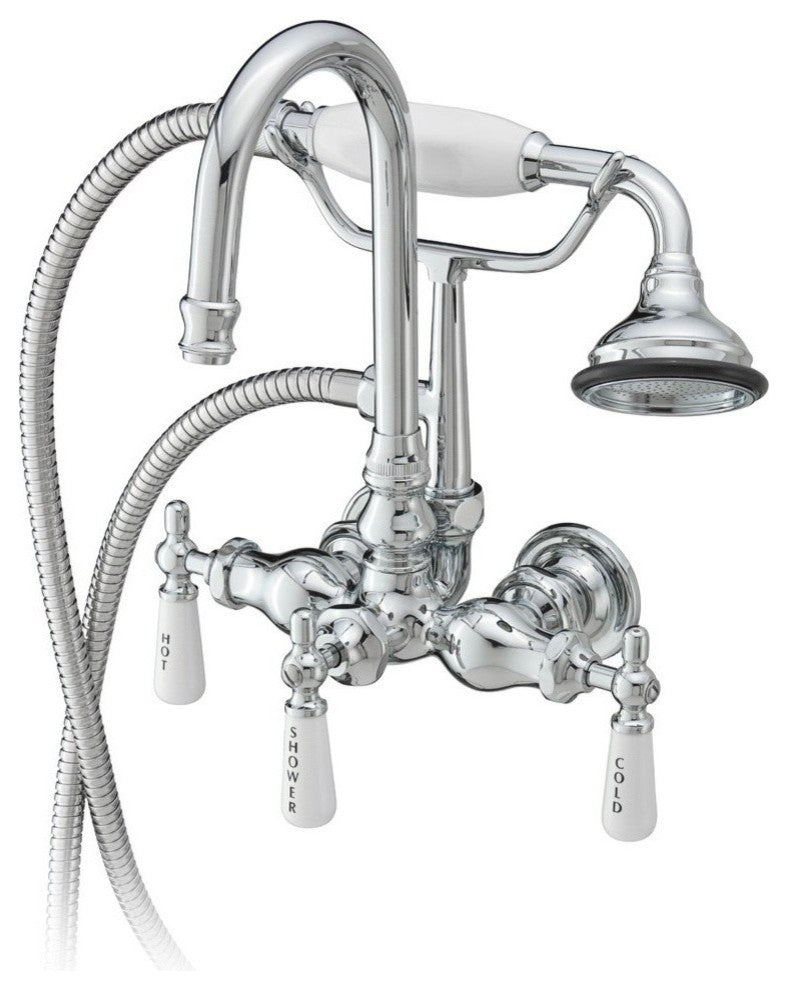 Cheviot Products Gooseneck Tub Filler, Chrome