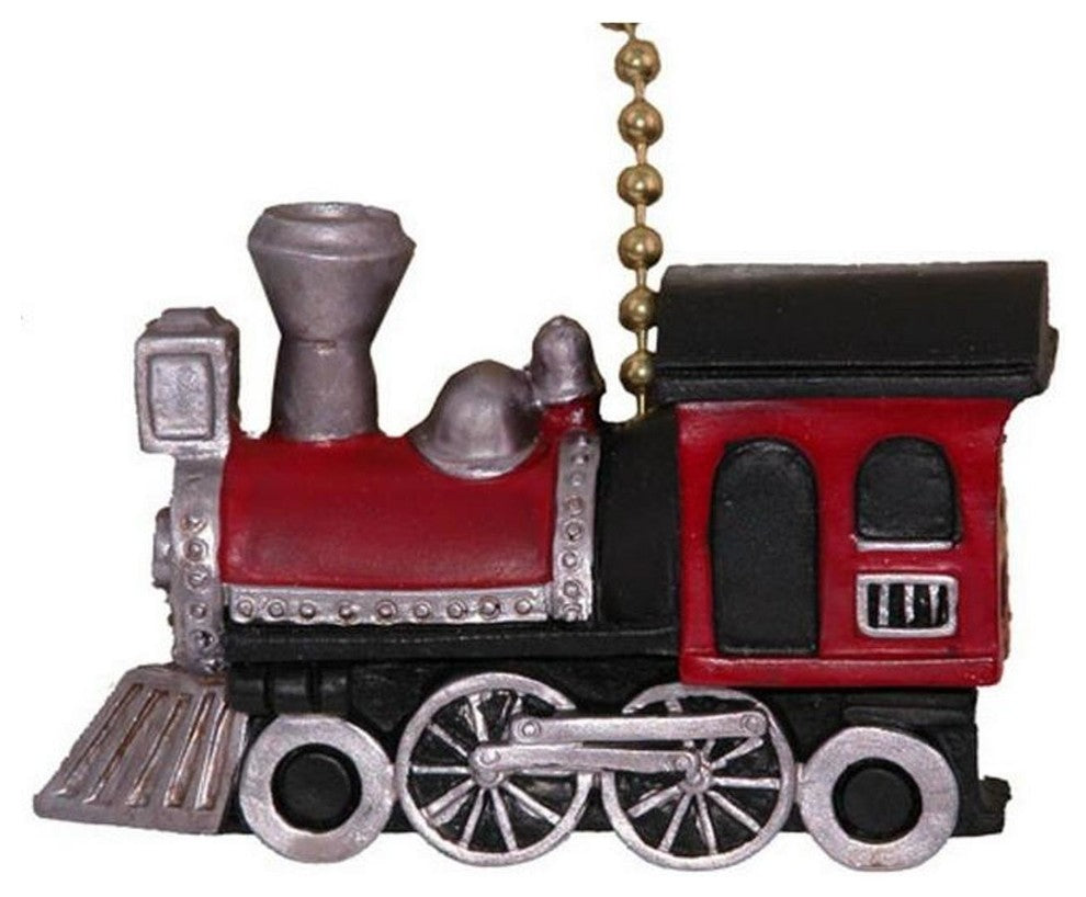 Choo Choo Train Locomotive  Nursery Ceiling Fan Pull