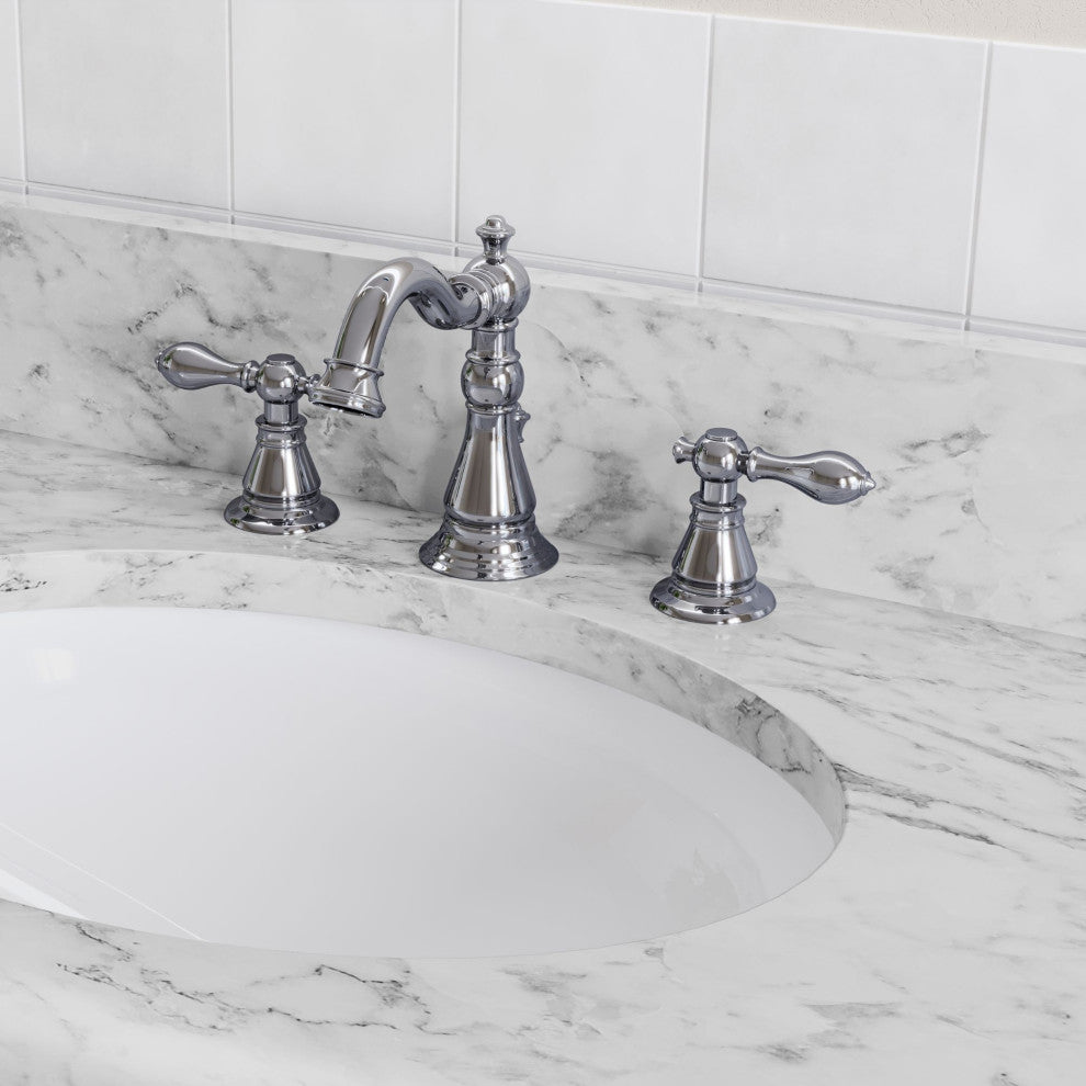 Blanc Bathroom Vanity, White, 48", Single Sink, Freestanding