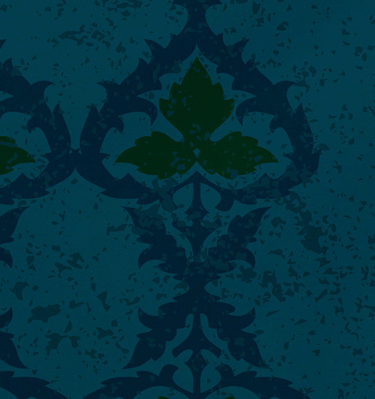 Ananda Geometric Print Placemat, Set of 4, Blue