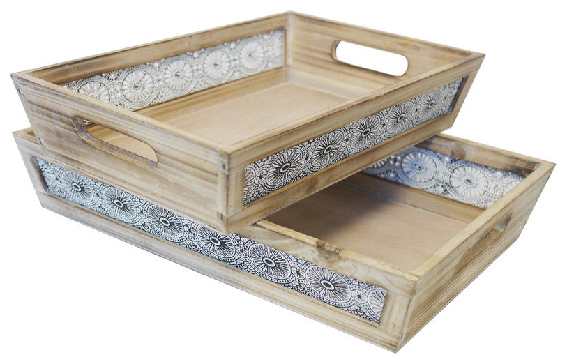 Decorative Nesting Lace, 2-Piece Set