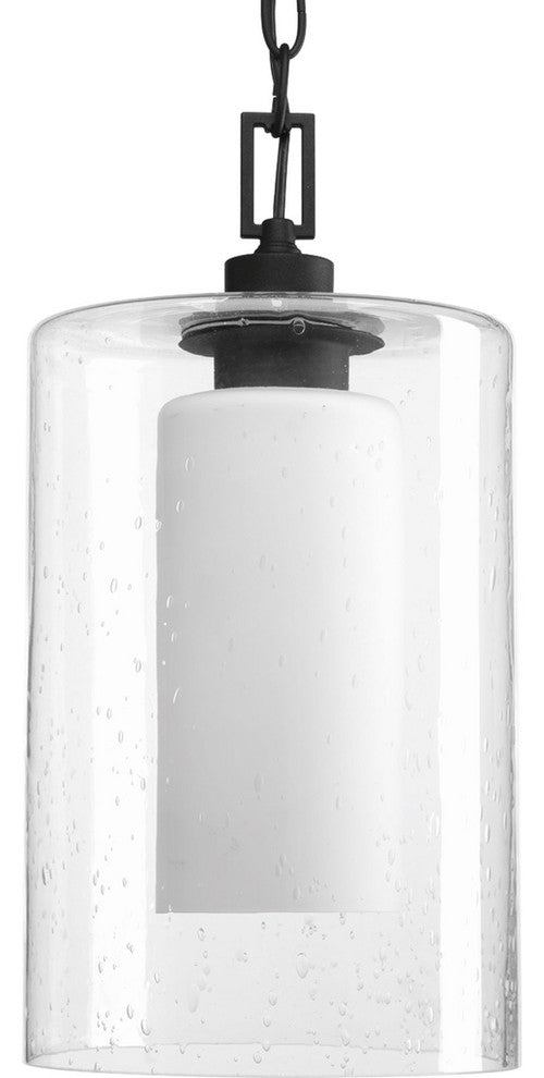 Progress Lighting 1-100W Medium Hanging Lantern, Black