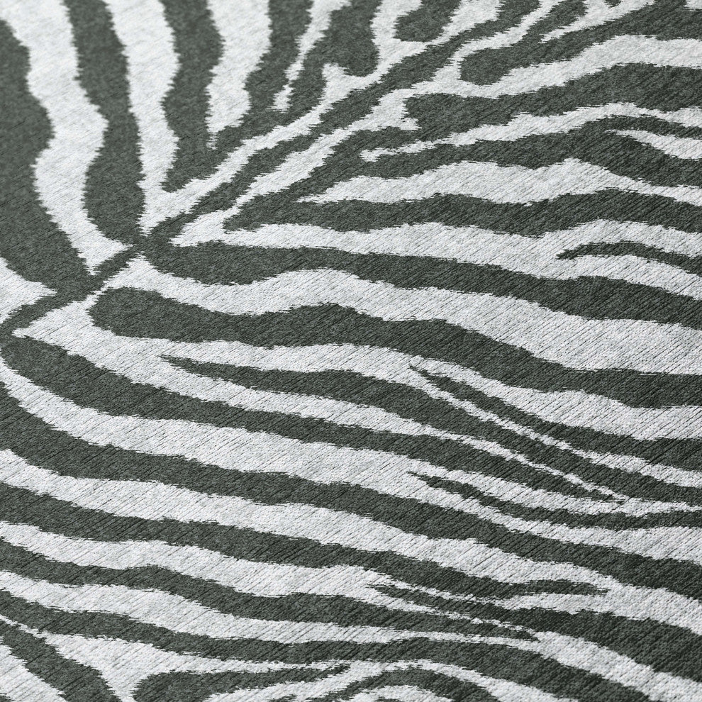 Indoor/Outdoor Mali ML1 Flannel Machine Washable 10' x 10' Round Rug