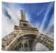 Fantastic View of Paris Paris Eiffel Towerfrom Ground Wall Tapestry, 80"x68"