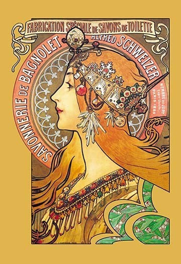Savonnerie De Bagnolet (Bagnolet Soap) - Canvas Poster 20" x 30"