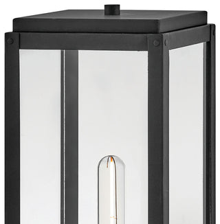 Hinkley Max Medium Pier Mount Lantern, Black