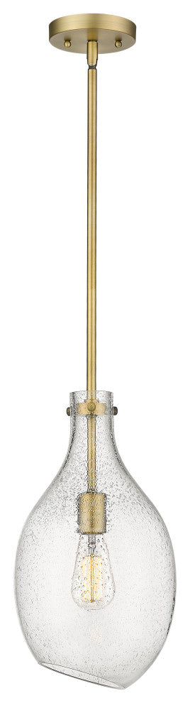 Innovations Lighting 493-1S-BB-G554-9 Salem 1 Light 8.5" Mini Pendant