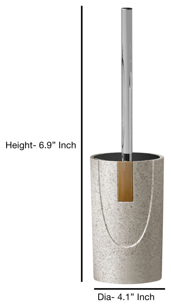 nu steel Stone Finish Bowl Brush