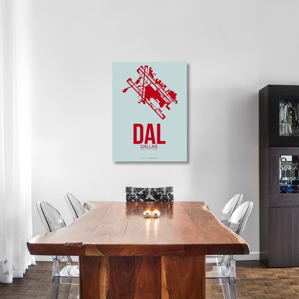 "DAL Dallas Poster 3" Fine Art Print