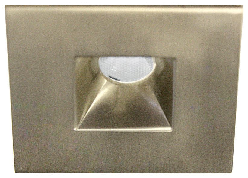 LEDme Miniature Square Recessed Task-Light 3000K Soft White, Brushed Nickel