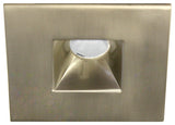 LEDme Miniature Square Recessed Task-Light 3000K Soft White, Brushed Nickel