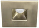 LEDme Miniature Square Recessed Task-Light 3000K Soft White, Brushed Nickel