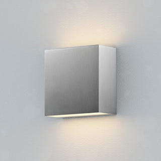 ET2 E23224 Cubed 6" Tall 2 Light LED Wall Sconce - Black