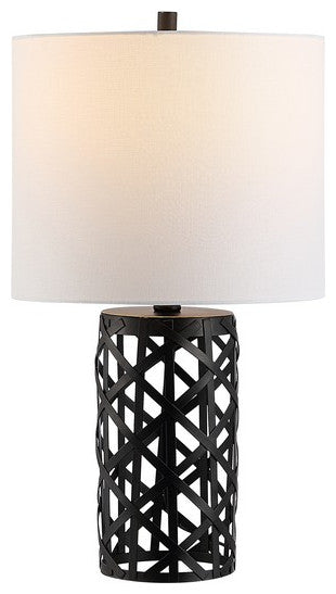 Safavieh Berny Iron Table Lamp, Black