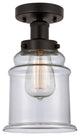 Innovations 616-1F-OB-G182 Canton 1 Light Semi-Flush Mount, Oil Rubbed Bronze