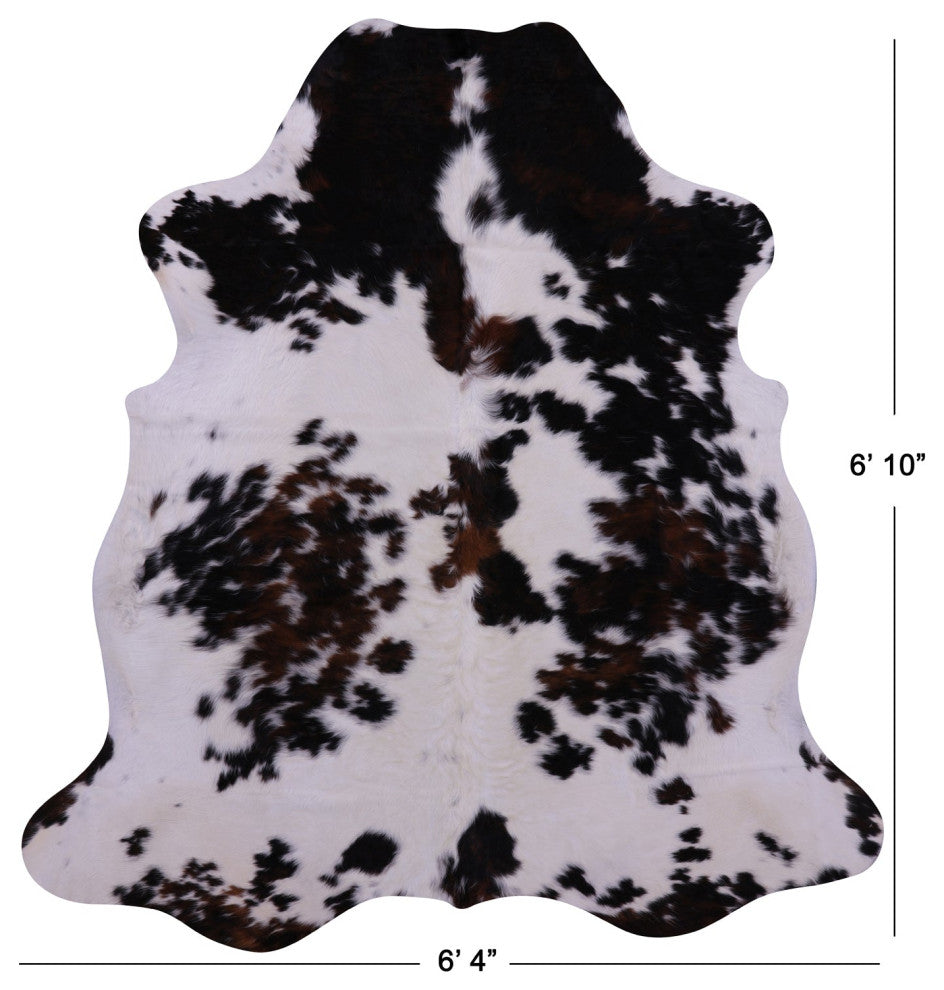 Natural Cowhide Rug 6' 10" X 6' 4" C1556