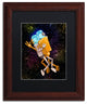 'Robo Love' Matted Framed Art, Wood Frame, Black Matte, 14x11