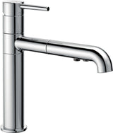 Delta Trinsic Single Handle Pull-Out Kitchen Faucet, Chrome, 4159-DST