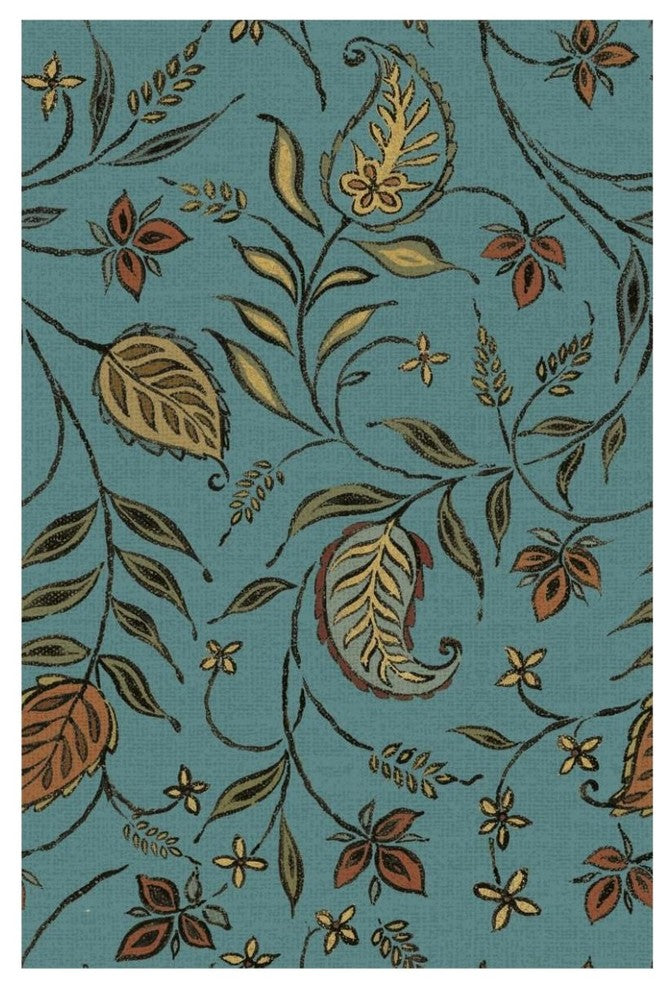 "Paisley Trail I Patterns" Digital Paper Print by Daphne Brissonnet, 42"x62"