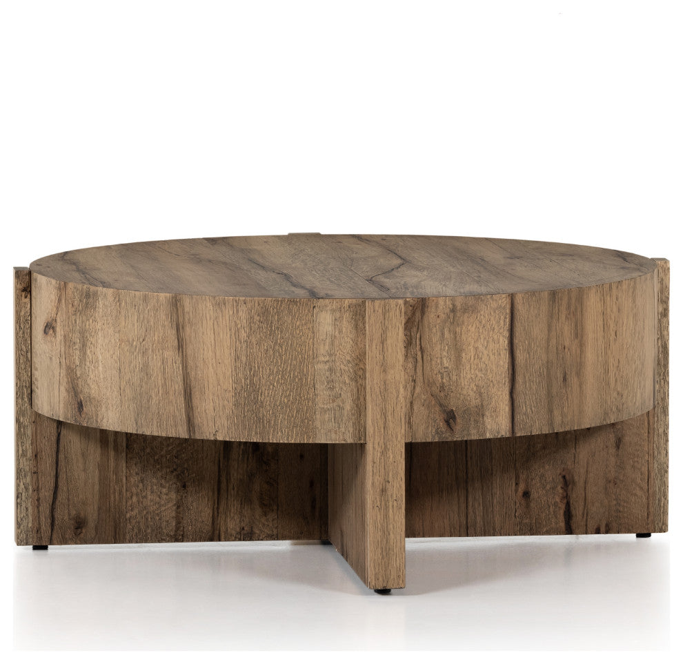 Bingham Coffee Table, Rustic Oak Veneer