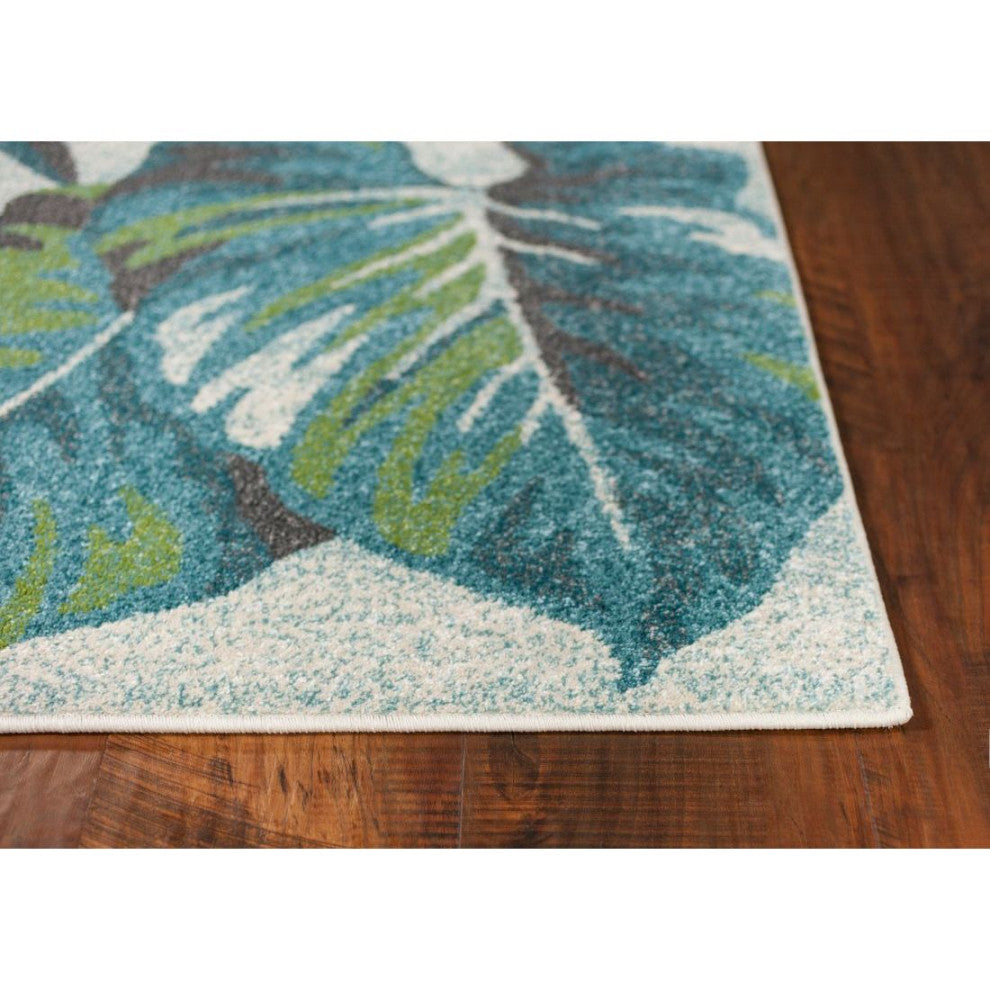 KAS Stella 6253 Teal/Green Nassau Area Rug, 7'10"x10'10"