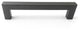 Square Bar Pull Pewter Cabinet Handle Stainless 12 mm., 5" Center-to-Center