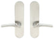 Phoenix Lever, Tubular Full Dummy Pair, Right Hand, Satin Stainless Steel