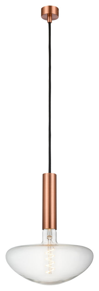 INNOVATIONS LIGHTING 198-1P-AC-BB250LED Edison 1 Light 9.825 inch Mini Pendant