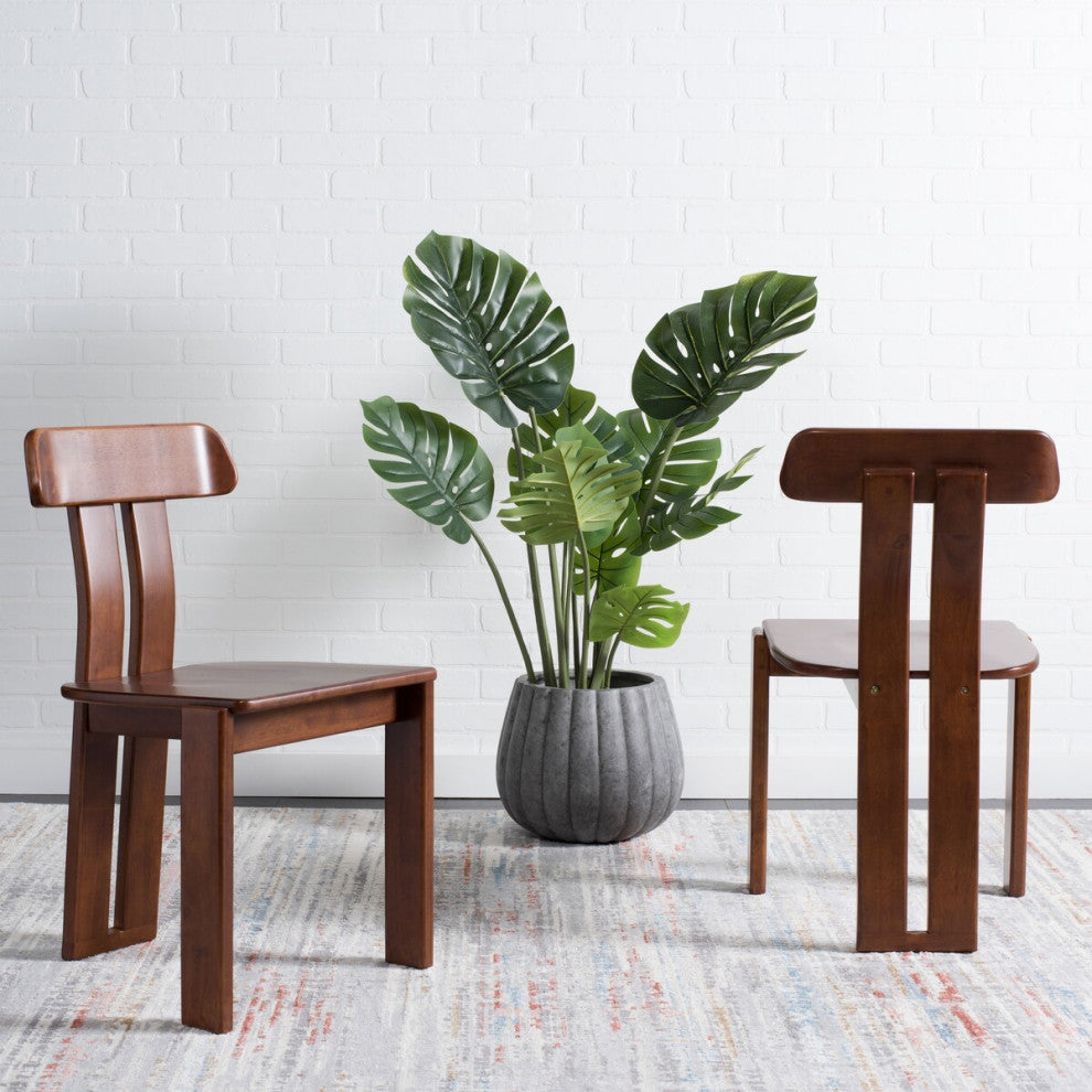 Safavieh Cayde Wood Dining Chair, Walnut