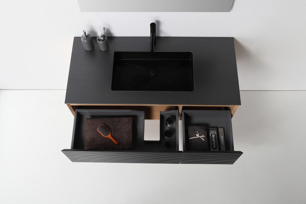 OSLO Wall Mount Modern Bathroom Vanity, 48"