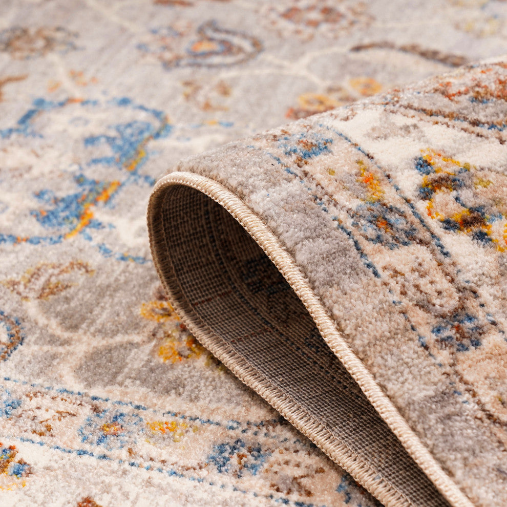 Arcadia Nuulyn Runner, Gray, 2'7" x 10', Oriental