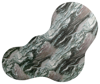 Slab Gray/Blush Faux Marble Coffee Table