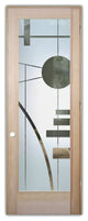 Interior Prehung Door or Interior Slab Door - Interval - Douglas Fir (stain...