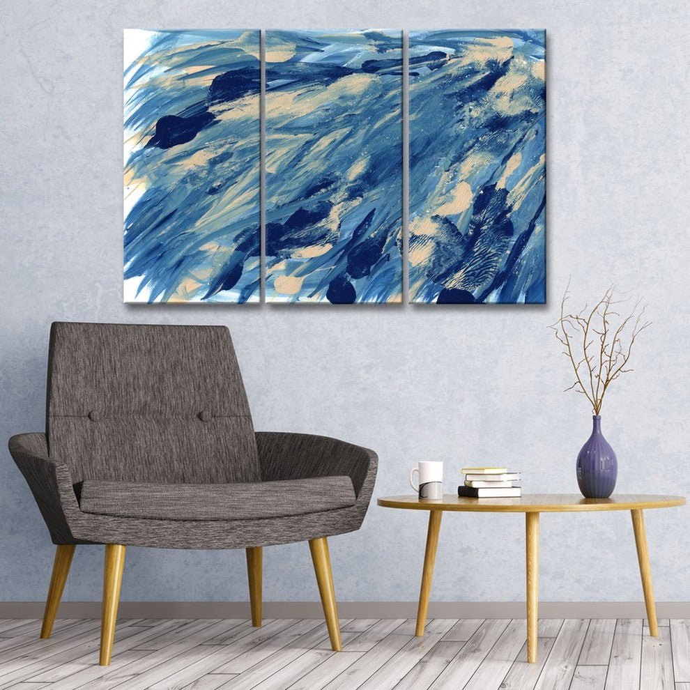 Ready2HangArt 'Midnight Swim' Canvas Wall Decor Set, 40"x60" 3-Panels