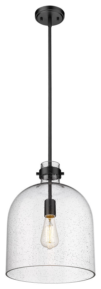 Zlite 817-12MB 1-Light Pendant, Clear Seedy