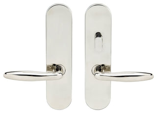 Summer Lever, Tubular Passage With Privacy Bolt, RH, Polished Stainless Steel