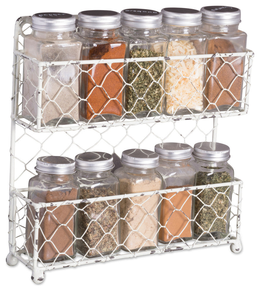 Spice Jar Set With Chalkboard Labels, Set Of 12