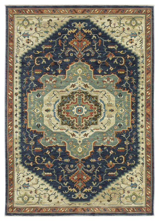 Fabienne Medallion Indoor Area Rug, Blue, 2'x3'