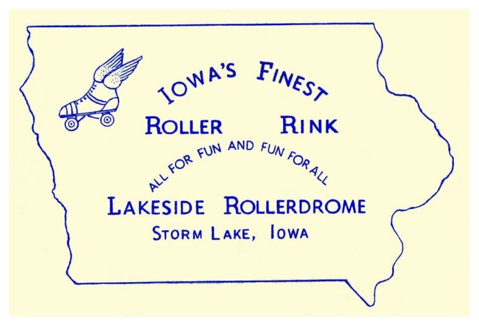"Iowa's Finest Roller Rink" Digital Paper Print by Retrorollers, 24"x17"