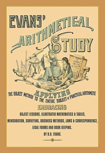 Evans' Arithmetical Study - Gallery Wrapped Canvas Art 28" x 42"