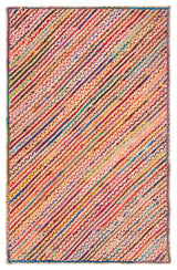 Safavieh Cape Cod Collection CAP311 Rug, Natural/Red, 4'x6'