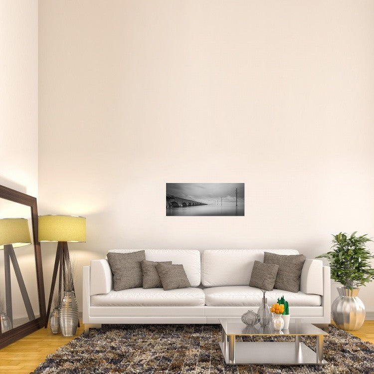 "Birds Talking" Stretched Canvas Giclee by Art Lionse, 36x15"